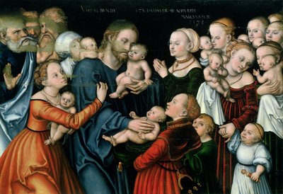 Suffer the Little Children to Come Unto Me, 1538 by Lucas Cranach the Elder